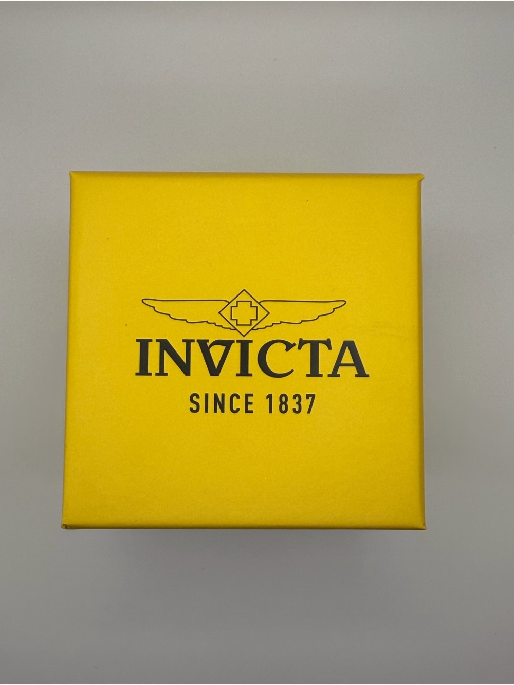 Invicta Men’s Silver Stainless Steel Watch with Blue Dial and Yellow Tag - Picture 4 of 4